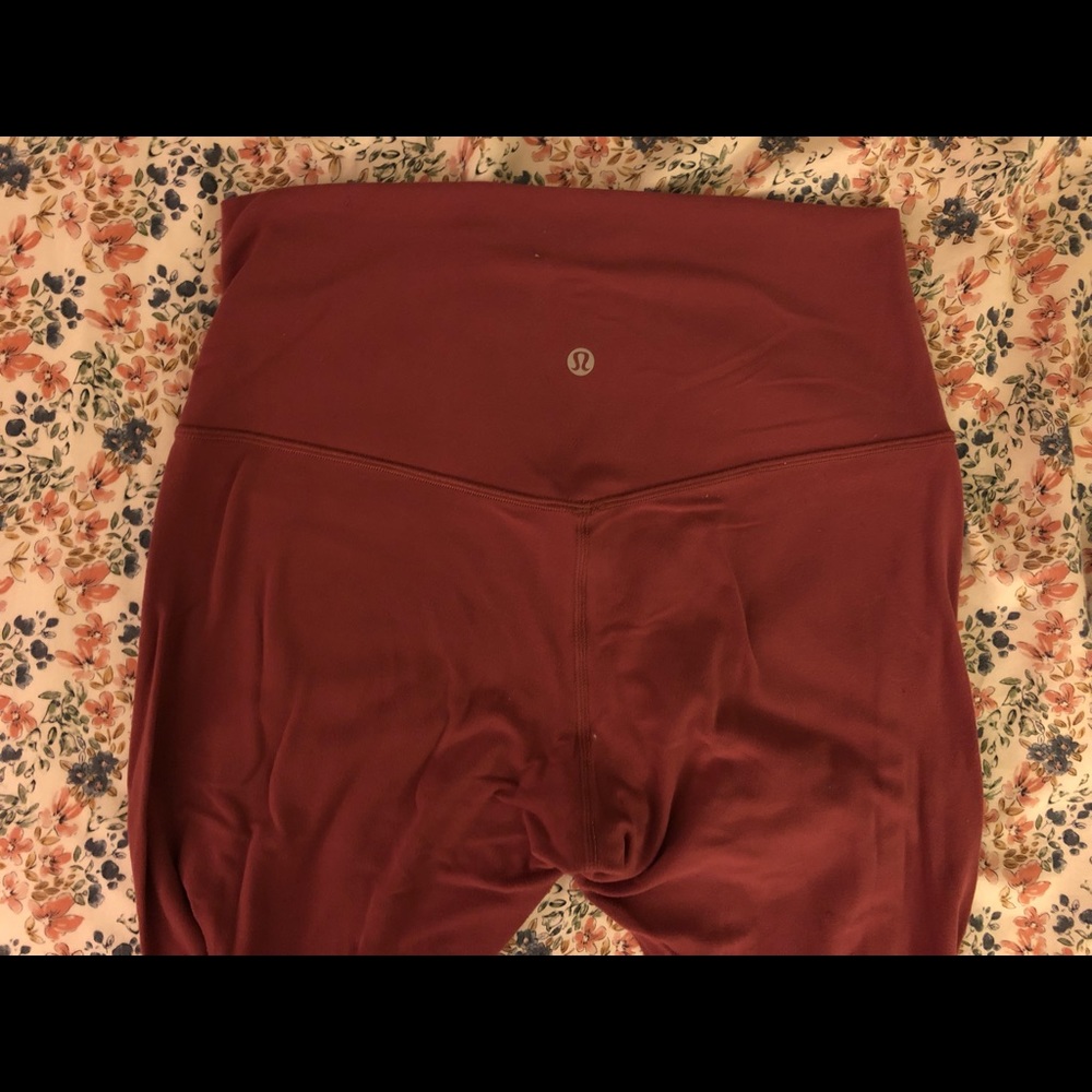 lululemon Align Leggings size 8 pink